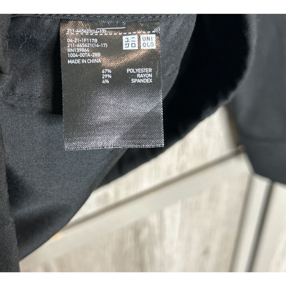 Uniqlo X Theory Jacket Size S AirSense Shirt Ultra Light Black Relaxed Fit - Picture 7 of 9